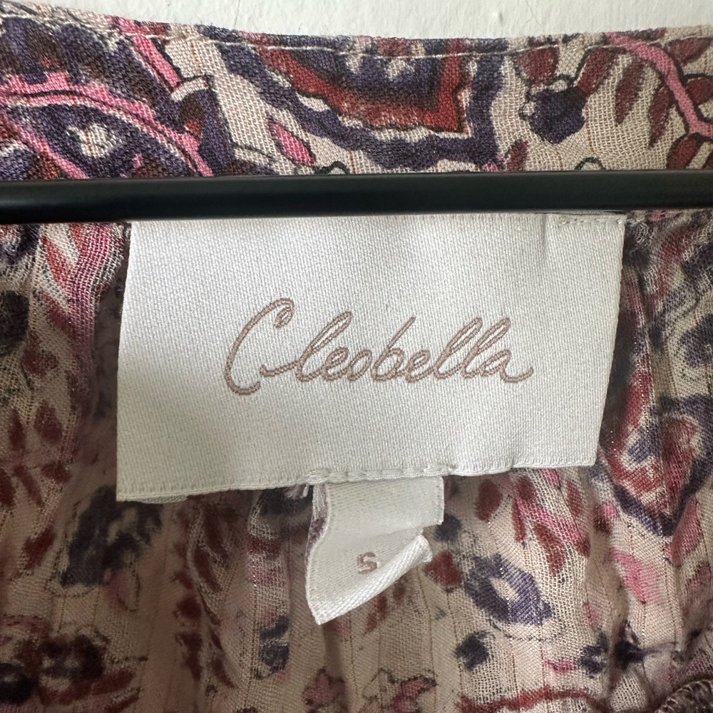 Cleobella Samara Puff Sleeve Button Up Blouse Small - Picture 4 of 6